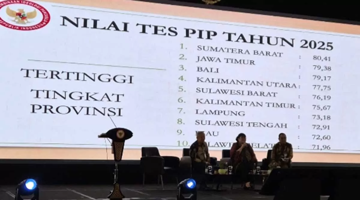 Pembinaan Ideologi Pancasila 2025: Sumatera Barat Raih Skor Tertinggi Nasional