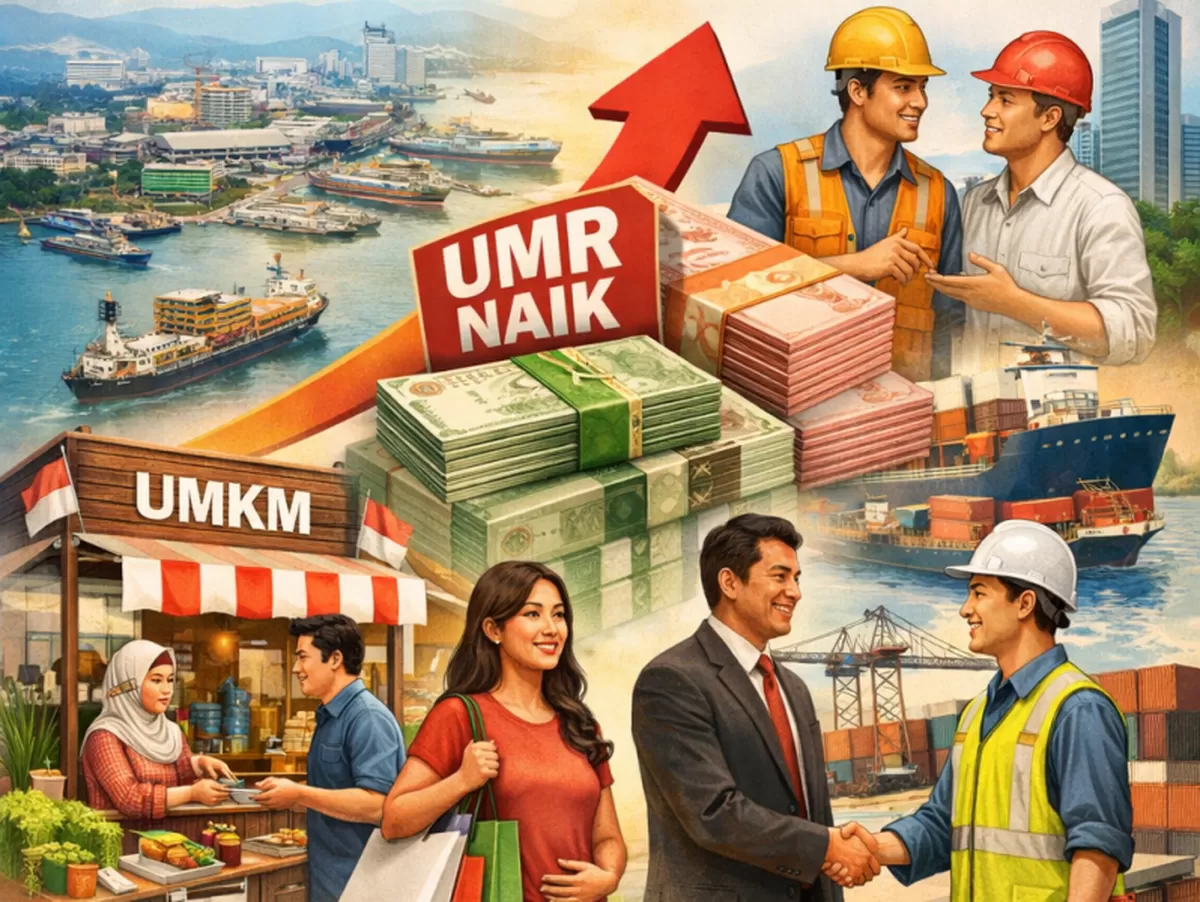 Kenaikan UMR Batam 2026 Dorong Konsumsi dan Buka Peluang Usaha Baru | Foto : AI