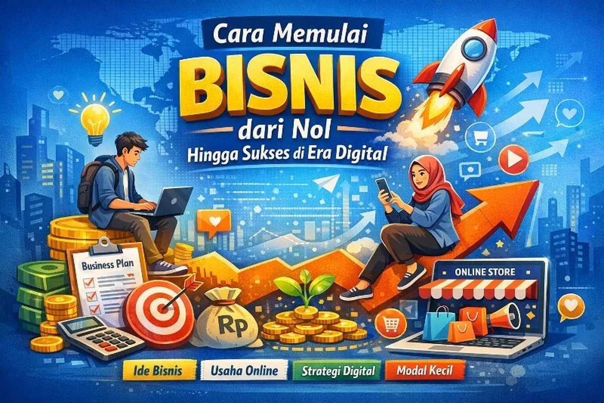 Panduan Lengkap Memulai Bisnis dari Nol hingga Sukses di Era Digital | Foto : AI