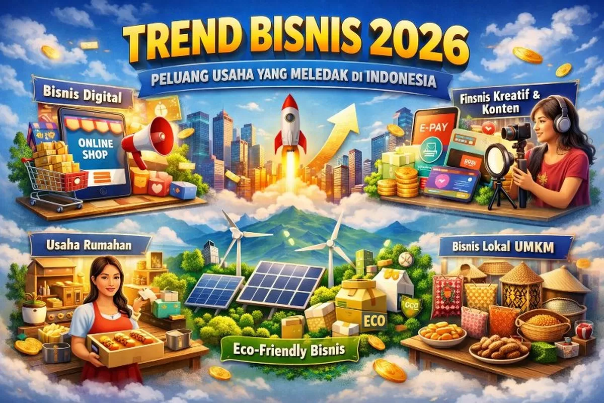 Terungkap! 7 Tren Bisnis 2026 yang Diprediksi Meledak dan Bikin Cuan Besar | Foto : AI