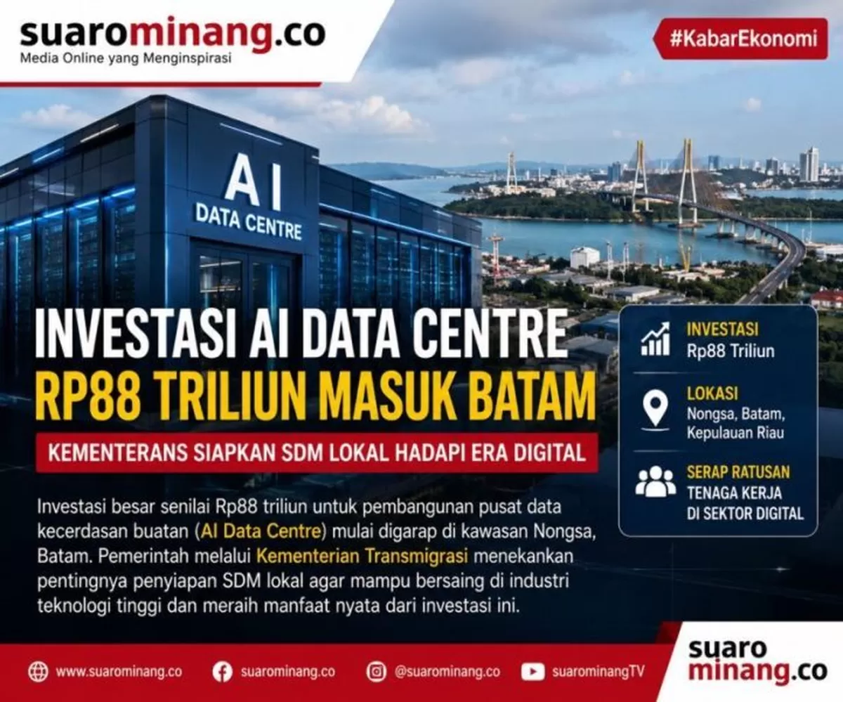Investasi AI Rp88 Triliun Masuk Batam, Pemerintah Siapkan SDM Lokal Hadapi Era Digital