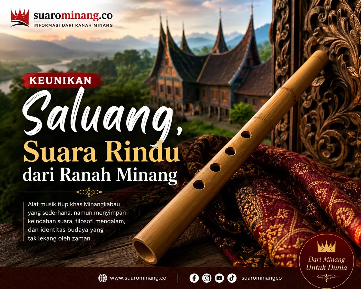 Keunikan Saluang, Suara Rindu dari Ranah Minang yang Menembus Zaman