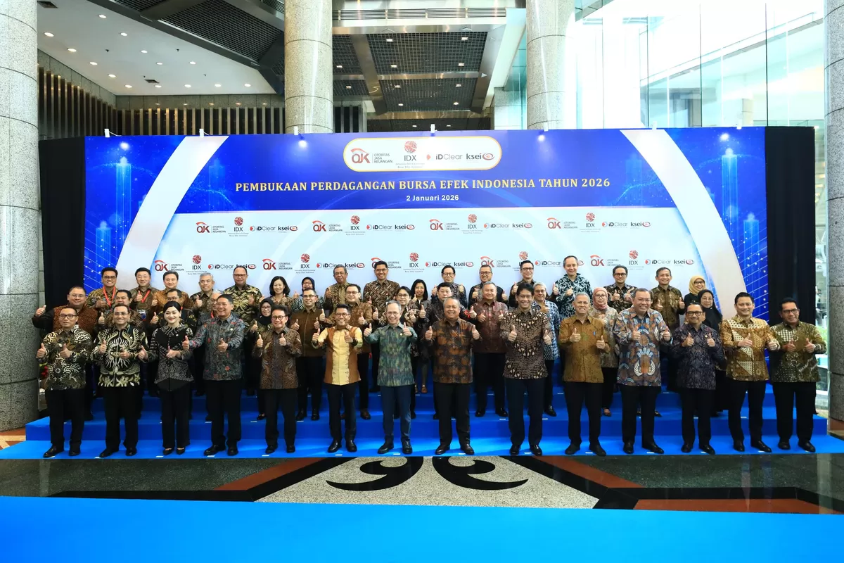 PEMBUKAAN PERDAGANGAN BURSA EFEK 2026: PASAR MODAL INDONESIA FOKUS PADA INTEGRITAS, LIKUIDITAS, DAN EKONOMI HIJAU. (Doc. Humas OJK)