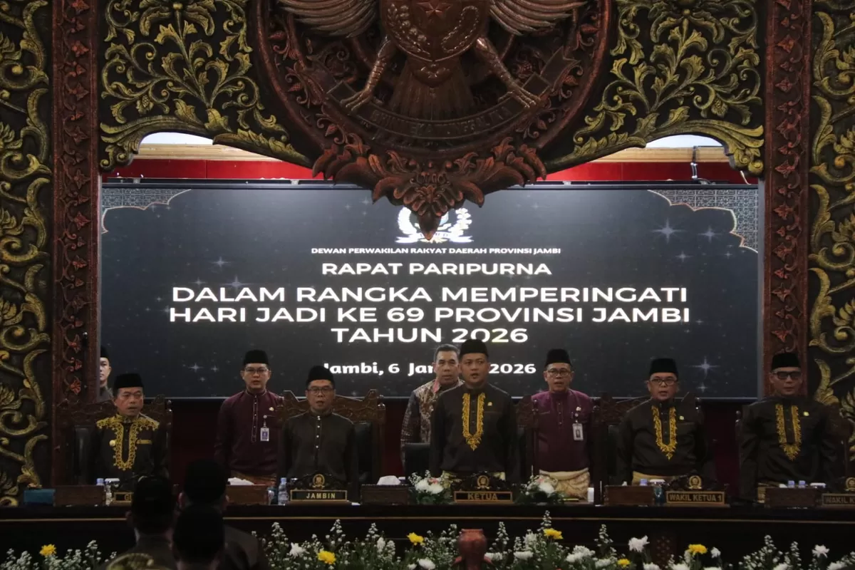 Menuju Jambi Mantap 2029: Gubernur Al Haris Paparkan Transformasi Besar di HUT Provinsi ke-69. (Doc. Diskominfo Provinsi Jambi)