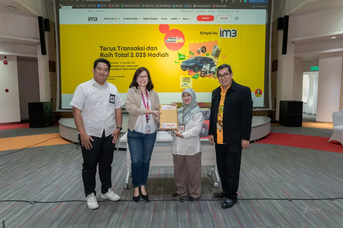 IM3 Umumkan Pemenang Pesta Hadiah IMPoin 2025. (Doc. Indosat)