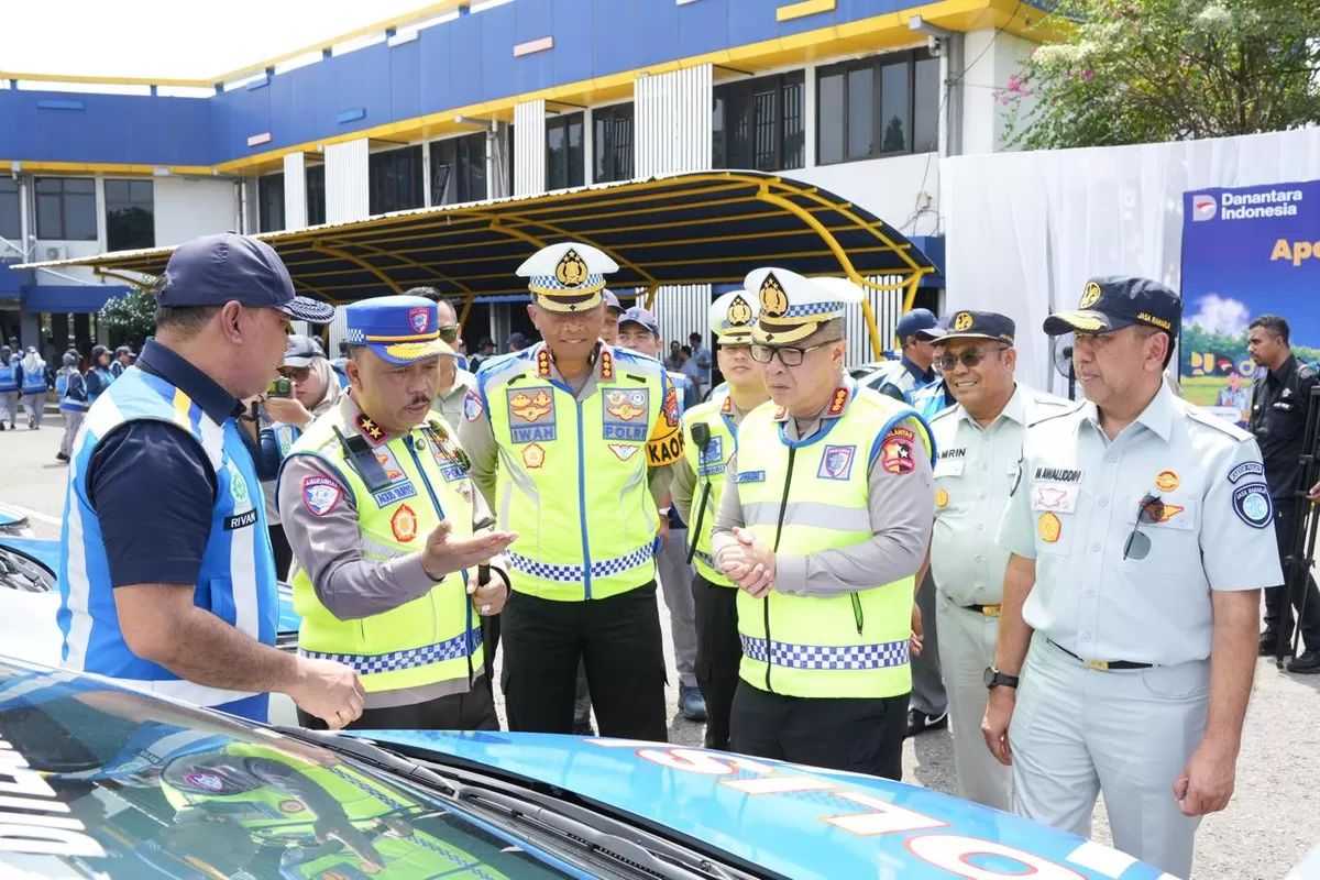 Jasa Raharja Hadir di Apel Persiapan Pengamanan Lebaran 2026 Wilayah Jawa Timur. (Doc. Humas JR)