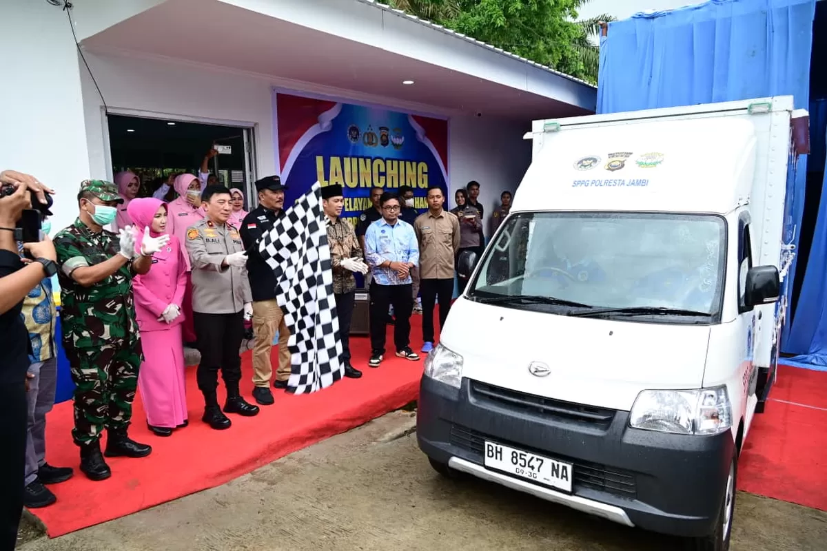 Wakapolda Jambi Resmikan Launching SPPG Jambi Timur. (Doc. Humas Polda Jambi)