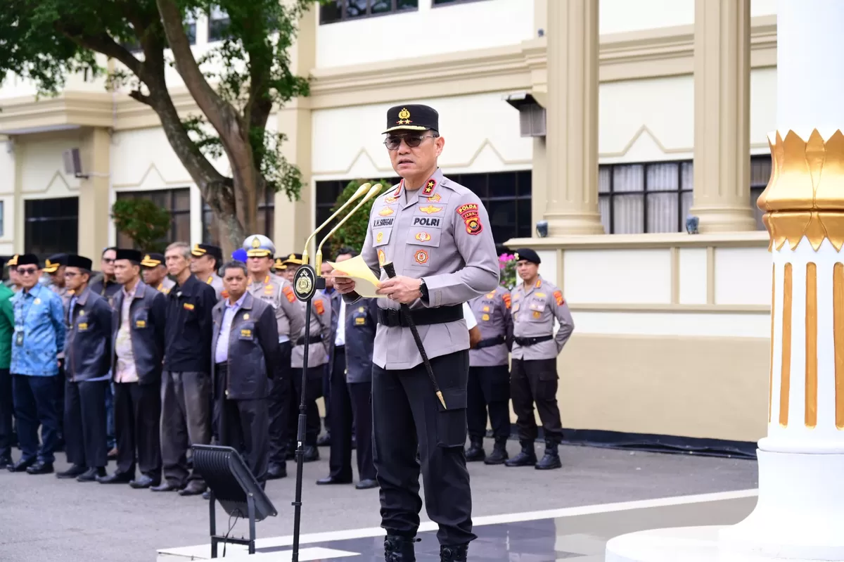 Polda Jambi Gelar Apel Siaga Kamtibmas Ramadhan 1447 H. (Doc. Humas Polda Jambi)