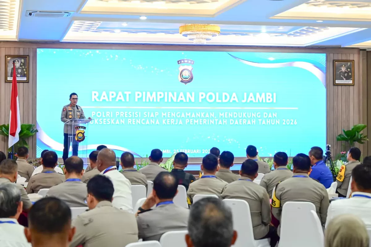 Rapim Polda Jambi 2026. (Doc. Humas Polda Jambi)
