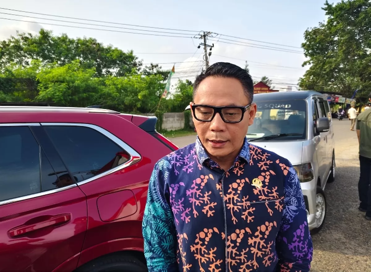Waka DPRD Jambi Samsul Riduan Hadiri Gerakan Pangan Murah Nasional di Jambi. (Doc. Humas DPRD Jambi)