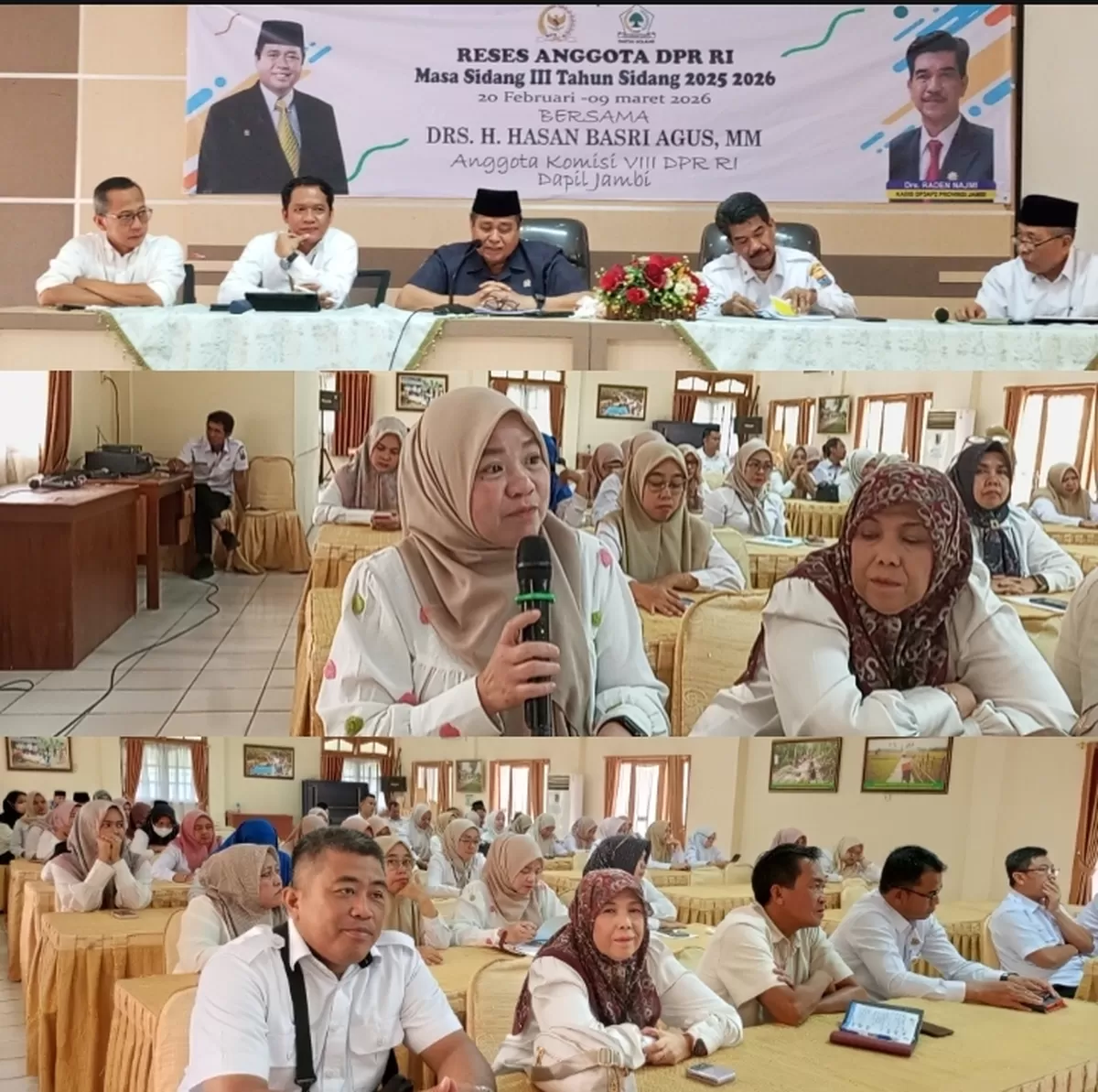 HBA Gelar Reses Bersama Dinas DP3AP2 Provinsi Jambi , Dinsos dukcapil ,Sentra Alyatama Jambi.(Doc.Sudutjambi.com)