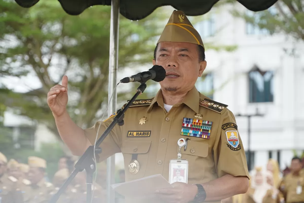 Gubernur Al Haris Minta ASN Bekerja Maksimal Hadapi Tantangan Global. (Doc.Erik)