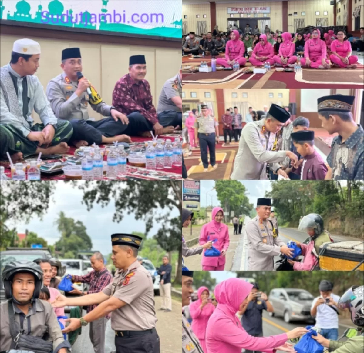 Kapolres Muaro Jambi Rangkul Ormas, Mahasiswa dan Tokoh Masyarakat dalam Buka Puasa Sinergitas. (Doc. Humas Polres Muaro Jambi)