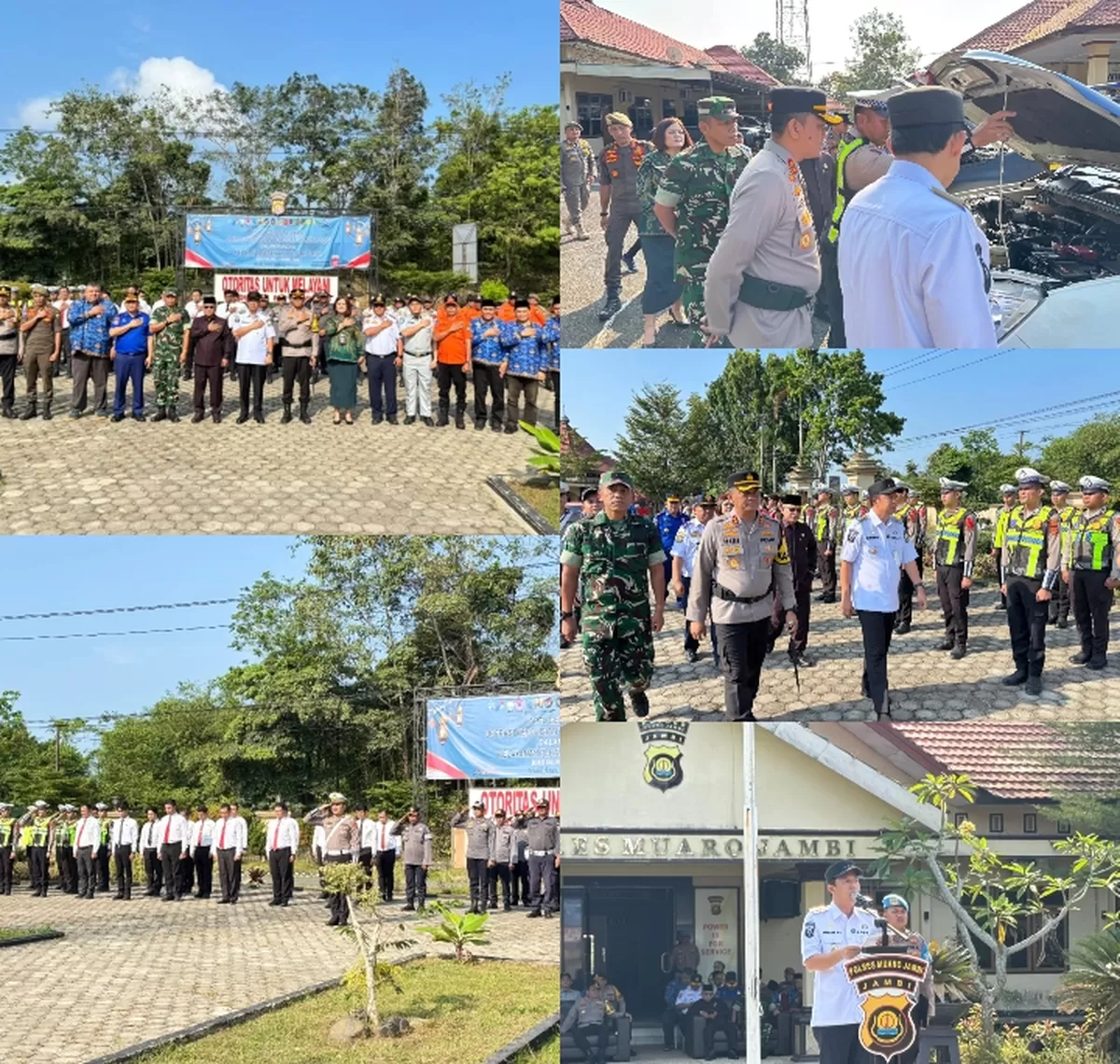 Bupati Muaro Jambi Pimpin Apel Operasi Ketupat 2026. (Doc. Humas Polres Muaro Jambi)