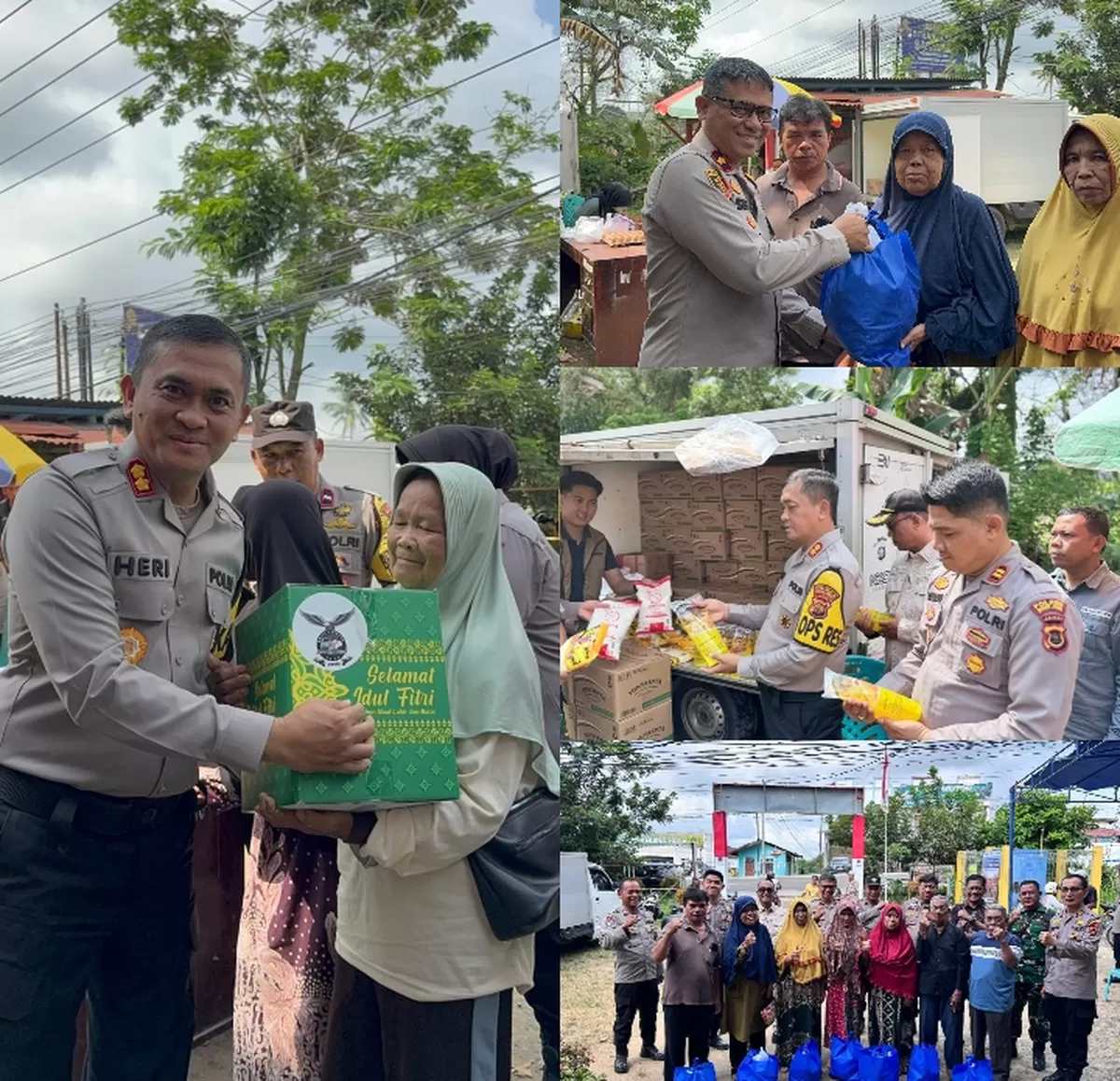 Polres Muaro Jambi Sediakan Sembako Terjangkau untuk Masyarakat. (Doc. Humas Polres Muaro Jambi)