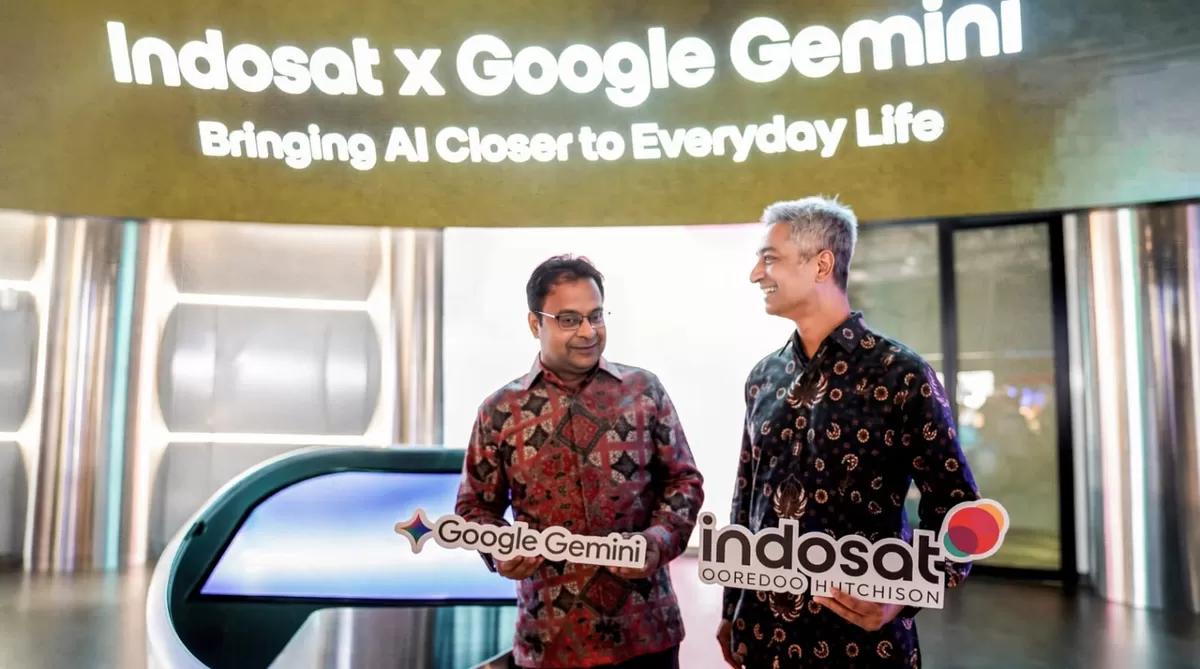  Indosat Hadirkan Akses Gemini AI Plus untuk Pelanggan IM3 dan Tri. (Doc. Indosat)