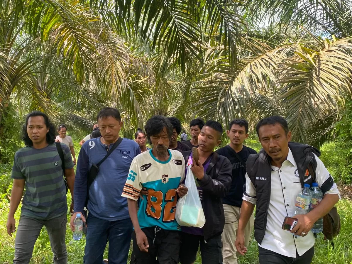 Polisi Bergerak Cepat, Warga SAD yang Hilang Pasca Bentrok di PT SAL Ditemukan Selamat. (Doc. Humas Polda Jambi)