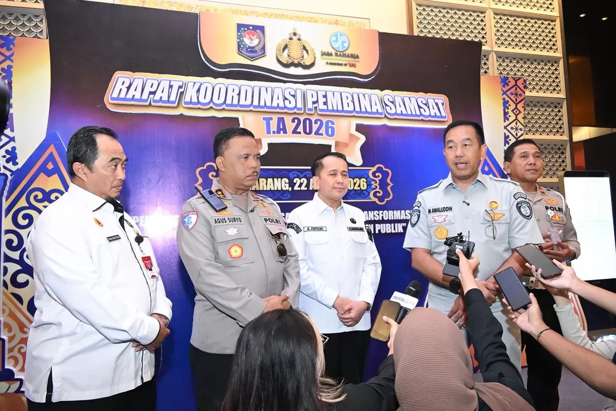 Jasa Raharja Perkuat Transformasi Digital dalam Rakor Pembina Samsat 2026 di Semarang. (Doc. Humas JR)