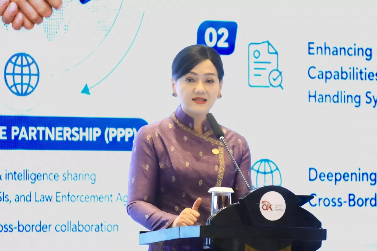 Ketua Dewan Komisioner OJK Friderica Widyasari Dewi. (Doc. Hms OJK)