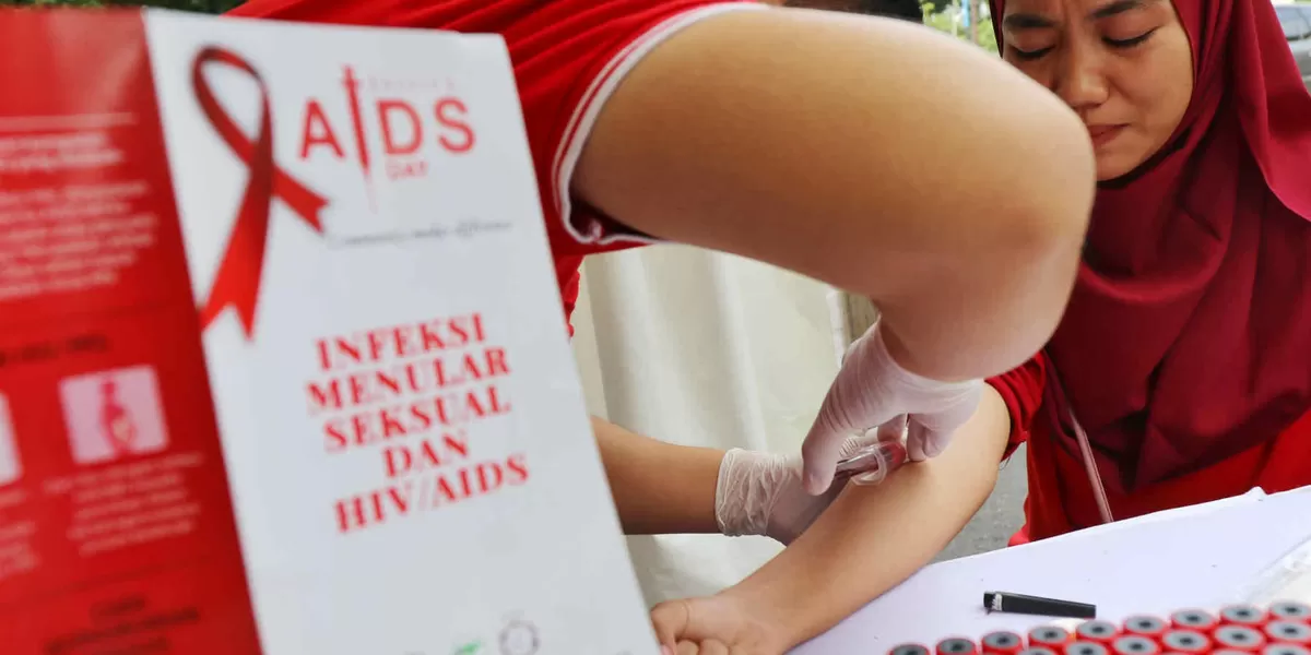 Pemeriksaan HIV/AIDS di Kota Bandung. (Ayobandung.com/Irfan Al-Faritsi)