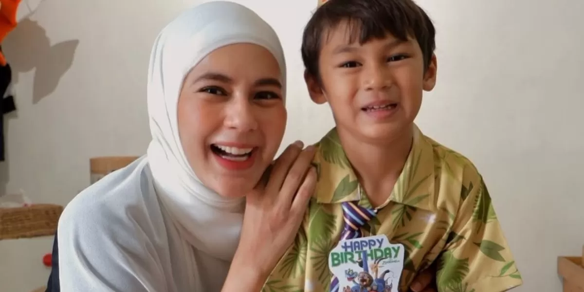 Paula Verhoeven gelar syukuran sebelum Kiano masuk bangku SD (Foto: Gorajuara/ Instagram/ @paula_verhoeven)