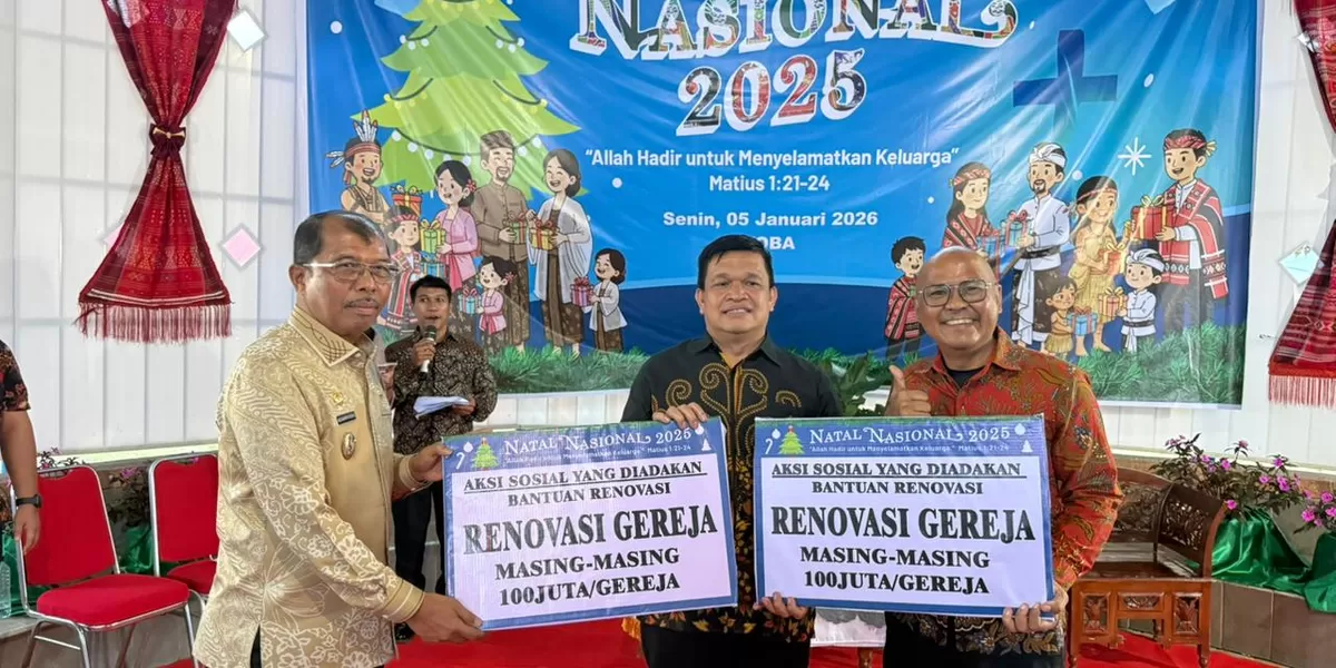 Panitia Natal Nasional Bidang Bakti Sosial, Tambok Setiawati Simanjuntak menyampaikan bahwa panitia Natal Nasional tahun 2025 akan menyerahkan 4 jenis bantuan yang bersumber dari para donatur (Realitasonline.id/MS)