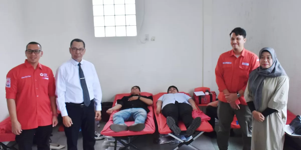 Kegiatan donor darah tersebut dilaksanakan di Aula Hj. Ani Idrus, Jalan Sisingamangaraja, Medan, Rabu (7/1/2026).