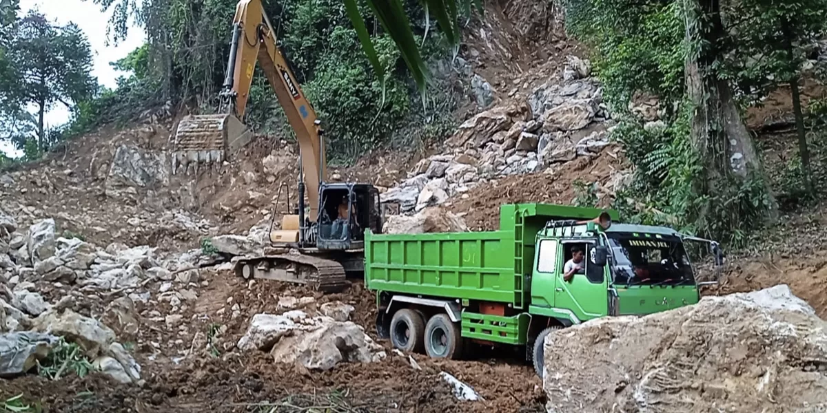 Aktivitas tambang di Abdya (internet)