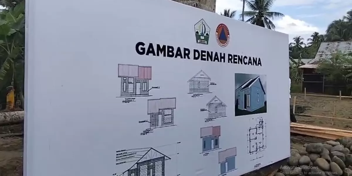 Denah Huntao korban banjir Bireuen