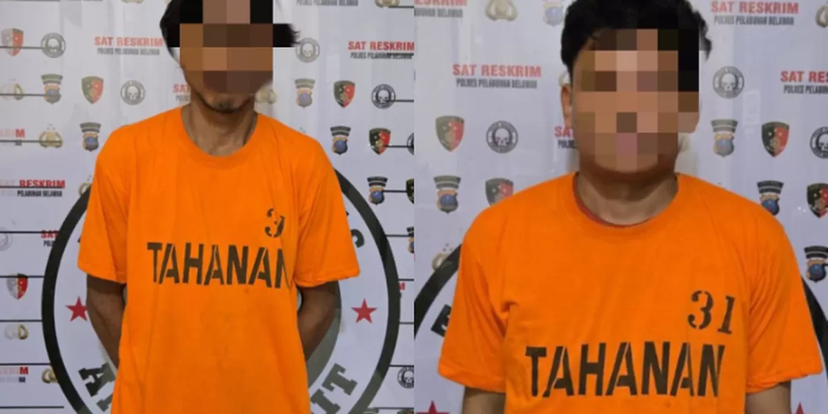 Dua dari tiga Pelaku Tawuran di Belawan Bersama Barang Bukti di Tangkap Tim Gabungan Jatanras Poldasu dan Polresta Belawan