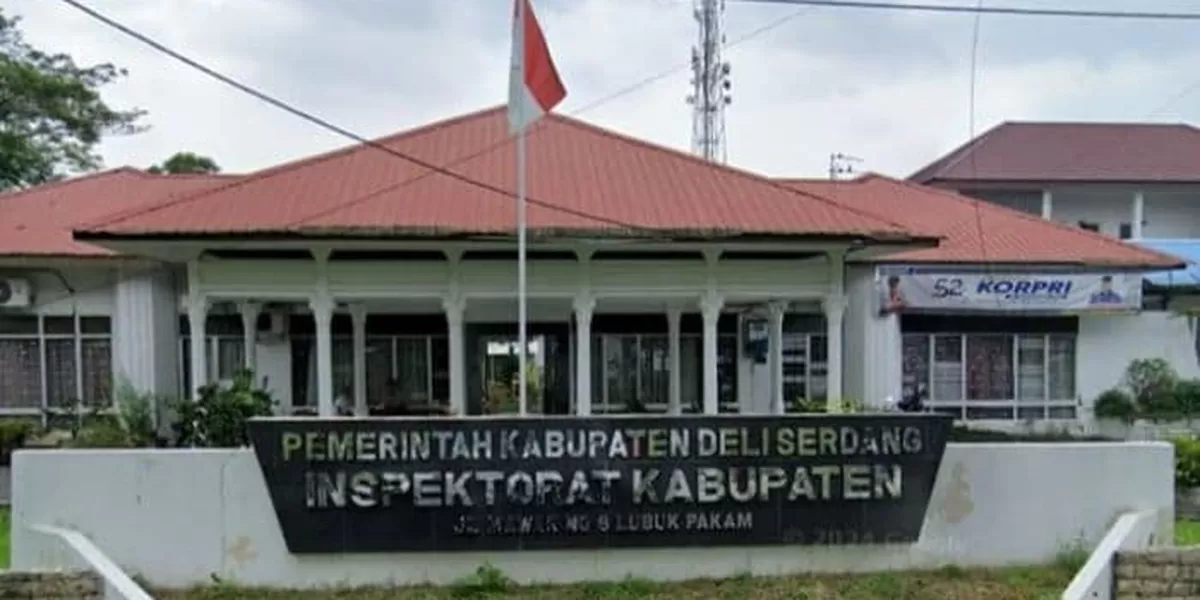 Kantor Inspektorat Kabupaten Deli Serdang.