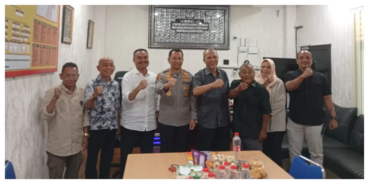 Keterangan foto :  Kapolrestabes Medan  mendukung penuh pelaksanaan Turnamen Domino PWI Sumatera Utara 2026. (Realitasonline.id / Dok)