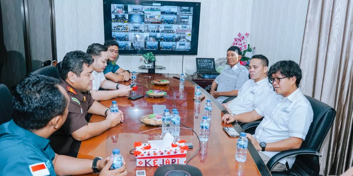 SMSI batu bara saat melaksanakan audiensi dengan Kejari Batu Bara