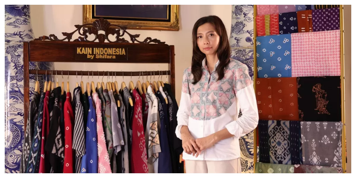 UMKM binaan BRI kain Indonesia by Shifara. (Realitasonline.id/Dok)