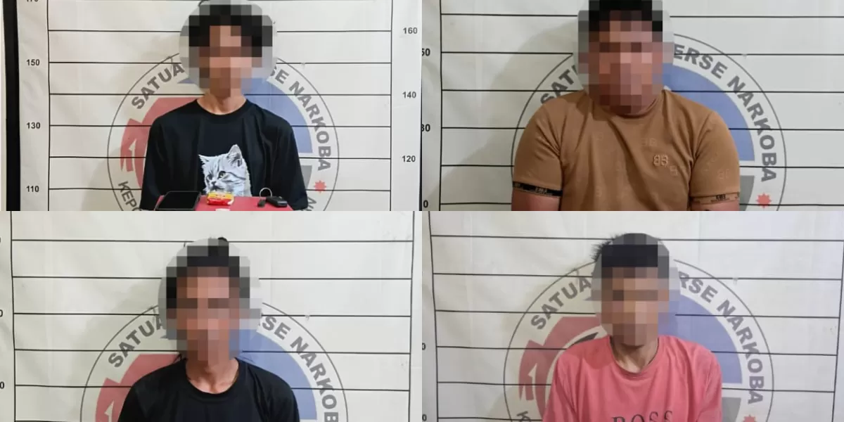 Polres Aceh Selatan Bekuk 4 Tersangka Narkoba