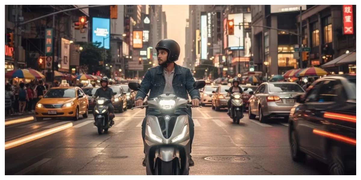 Ilustrasi Motor Matic (Realitasonline/ Canva)