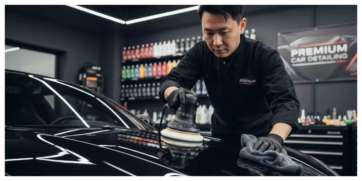 Ilustrasi Merawat Cat Mobil agar Tetap Mengkilap (Realitasonline/ Canva)