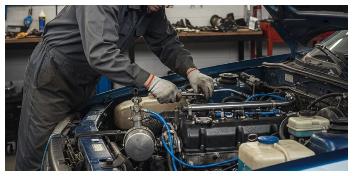 Keterangan foto: Ilustrasi Orang Mengecek Mobil (Realitasonline/ Canva)