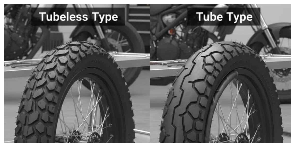 Keterangan foto: Ilustrasi Perbedaan Ban Tubeless dan Ban Tube (Realitasonline/ Canva)