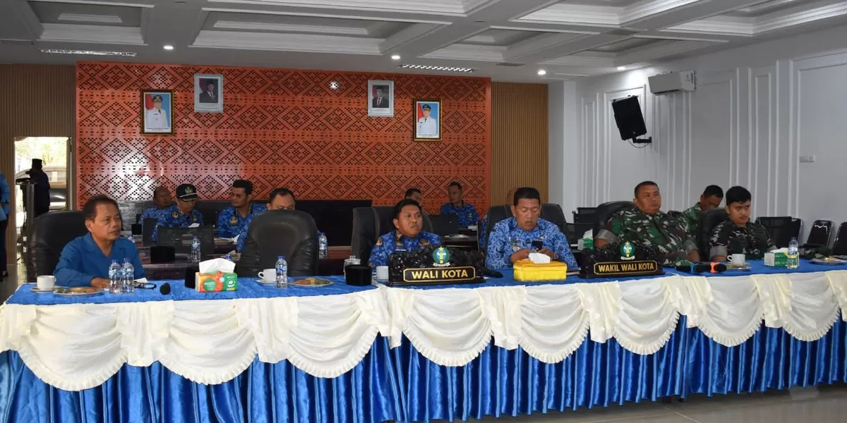 Wali Kota Sibolga Ikuti Rakor Pengendalian Inflasi 2026 (Preddy Situmorang)