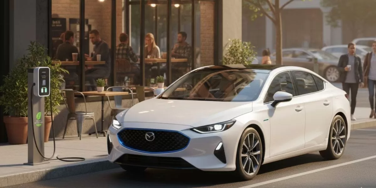  Keterangan foto: Ilustrasi Mobil Hybrid di Perkotaan (Realitasonline/ Canva)