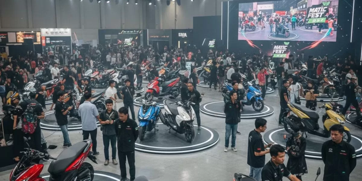  Keterangan foto: Ilustrasi Pameran Motor Matic (Realitasonline/ Canva)