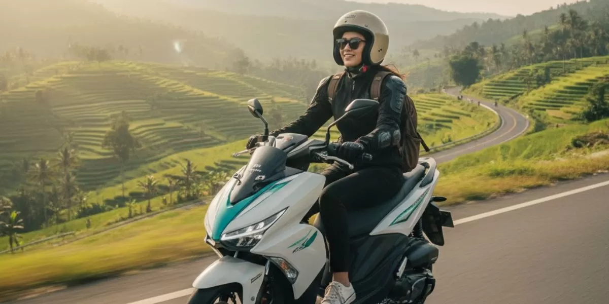  Keterangan foto: Ilustrasi Touring motor matic (Realitasonline/ Canva)