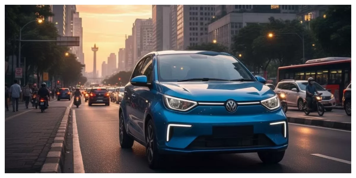  Ilustrasi Mobil Canggih di Perkotaan (Realitasonline/ Canva)