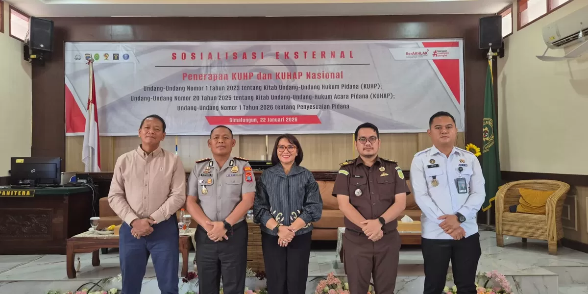 Sosialisasi KUHP-KUHAP Baru di Pengadilan Negeri Simalungun (Realitasonline.id/RH)