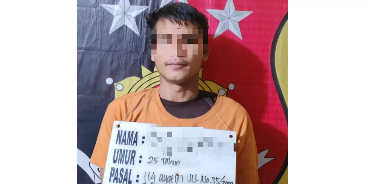 Pengedar Sabu Ditangkap Polsek Panai Tengah Polres Labuhanbatu di Sei Nahodaris