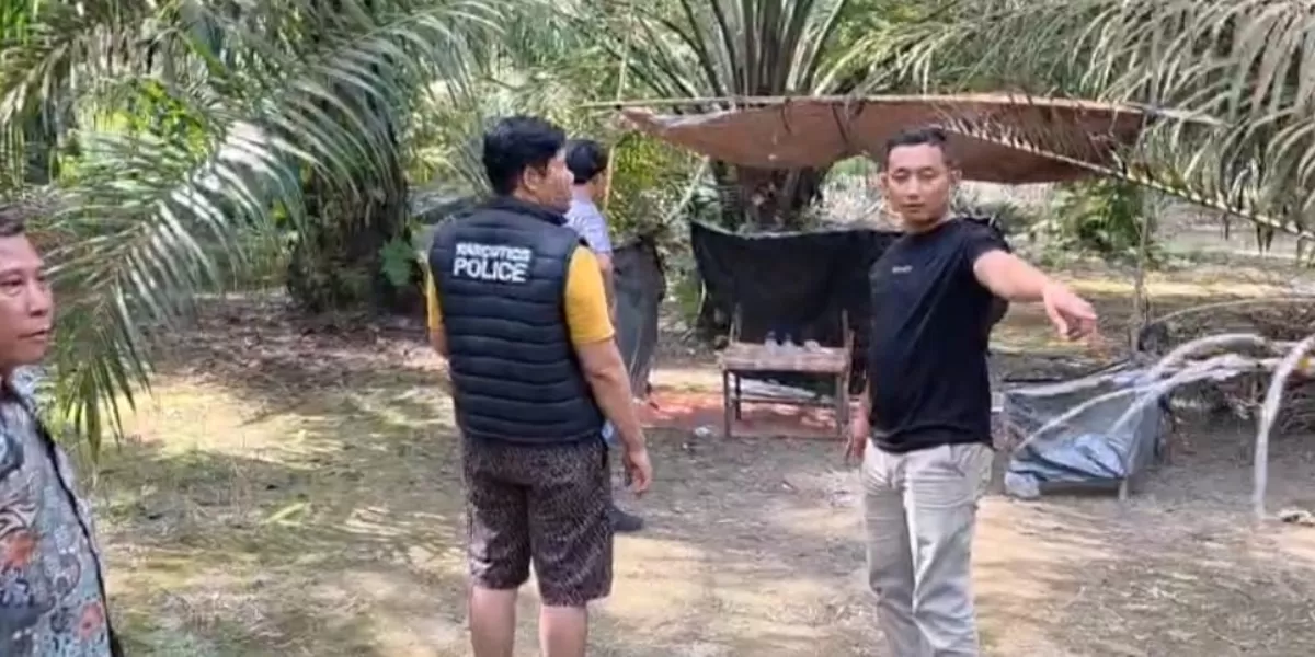 Tindak lanjuti Dumas, Polres Labuhanbatu Grebek Sarang Narkoba di Labuhanbatu Utara