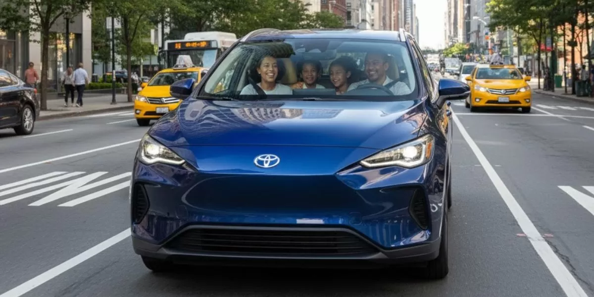 Keterangan foto: Ilustrasi mobil hybrid dipakai oleh keluarga (Realitasonline/ Canva)