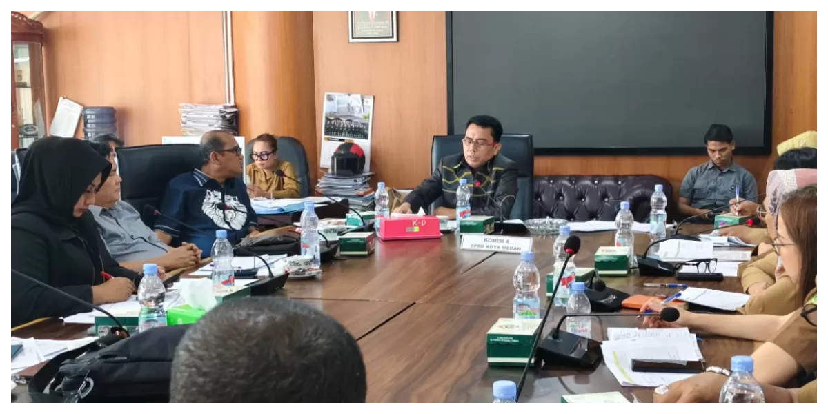 Rapat Komisi 4 DPRD Medan. (Realitasonline.id/Dok) 
