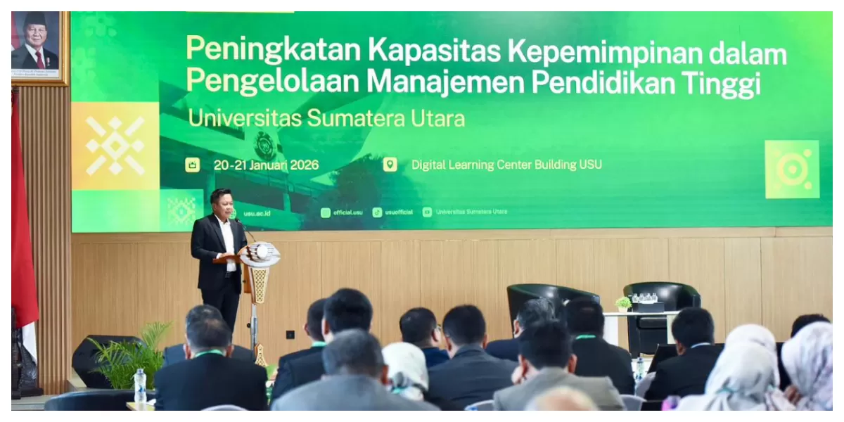 Rektor USU Prof Muryanto Amin. (Realitasonline.id/Dok)
